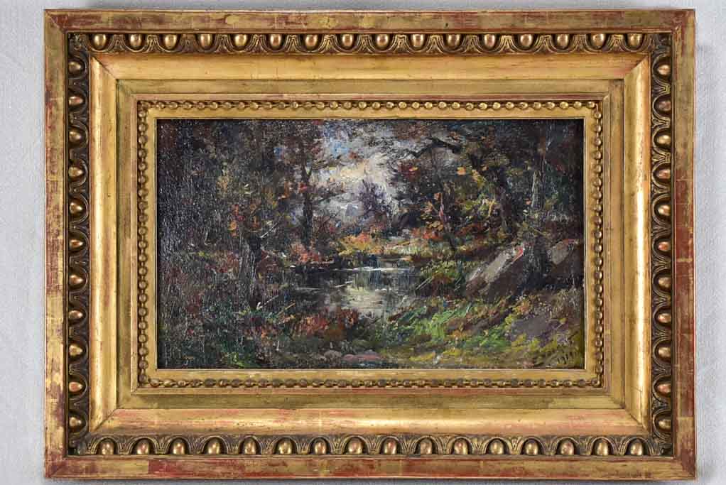 French Barbizon-style landscape masterpiece