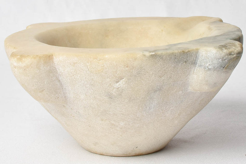 Vintage French cuisine marble mortar