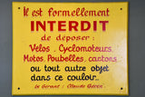 Vintage French sign