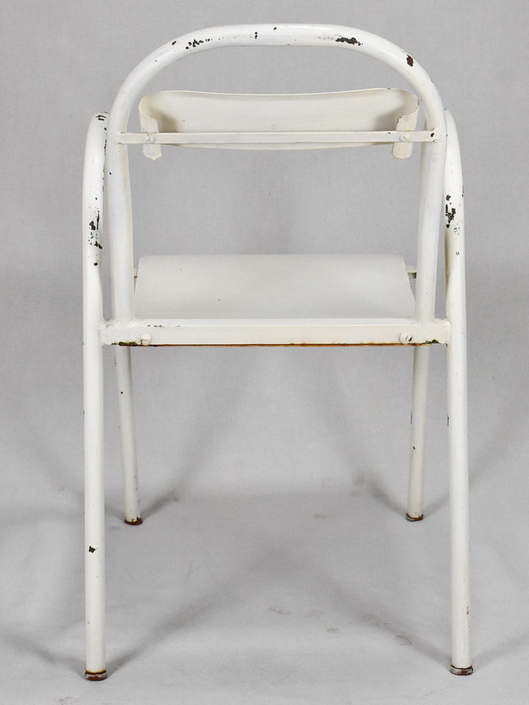 Durable White Metal Outdoor Chairs