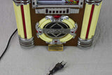 Miniature vintage juke box radio and cassette - functioning 14½"