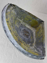 18th Century Directoire gravity water fountain - zinc and brass 29¼"