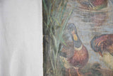 Large late-18th-century painting of bathing ducks - Anonymous 24½" x 59½"