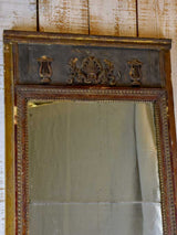 19th Century Directoire Trumeau mirror 25½" x 53¼"