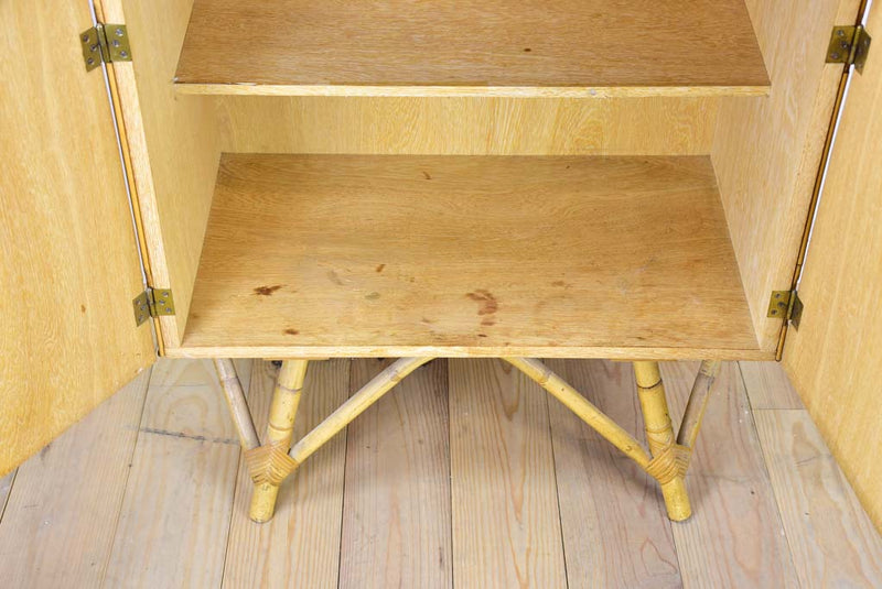 Vintage bar - bamboo, rattan, brass