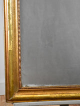 Antique French Louis Philippe mirror with gilt frame and mercury glass 25¼" x 35"