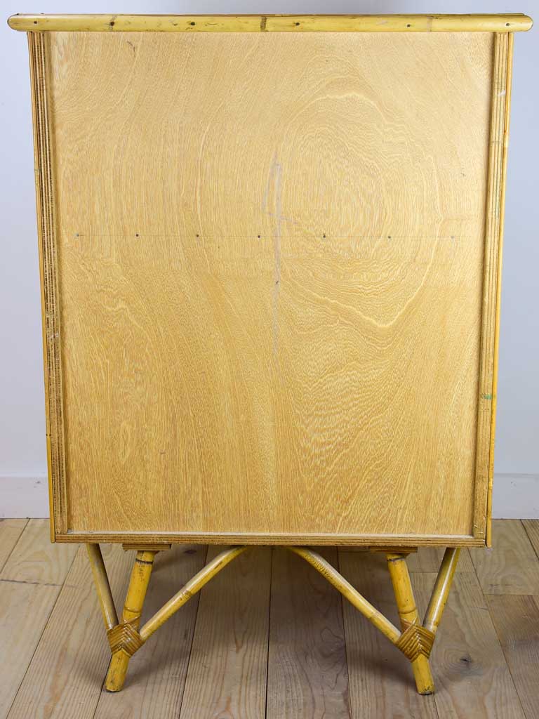 Vintage bar - bamboo, rattan, brass