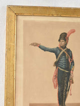 Historic Soldier Illustration in Frame 