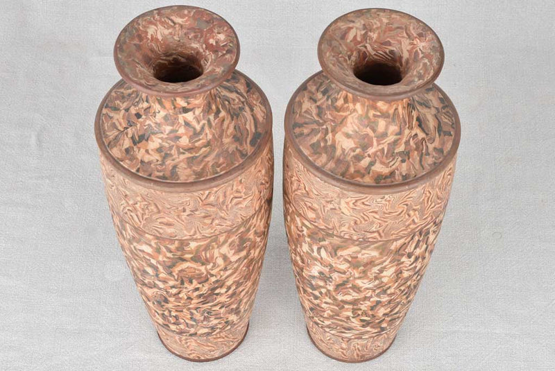 Apt ware style Pichon vases set
