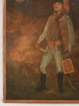 Vintage Soldier Oil on Canvas