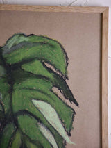 Monstera by Caroline Beauzon - gray 34¼" x 24½"