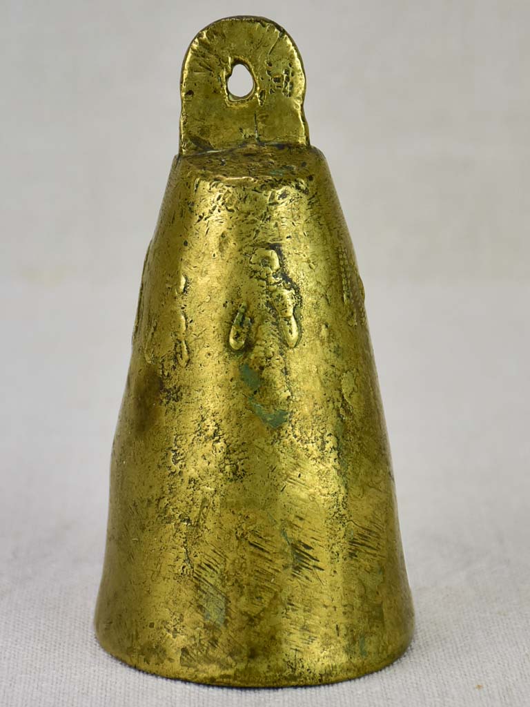 19th Century bronze goat's bell 5½"