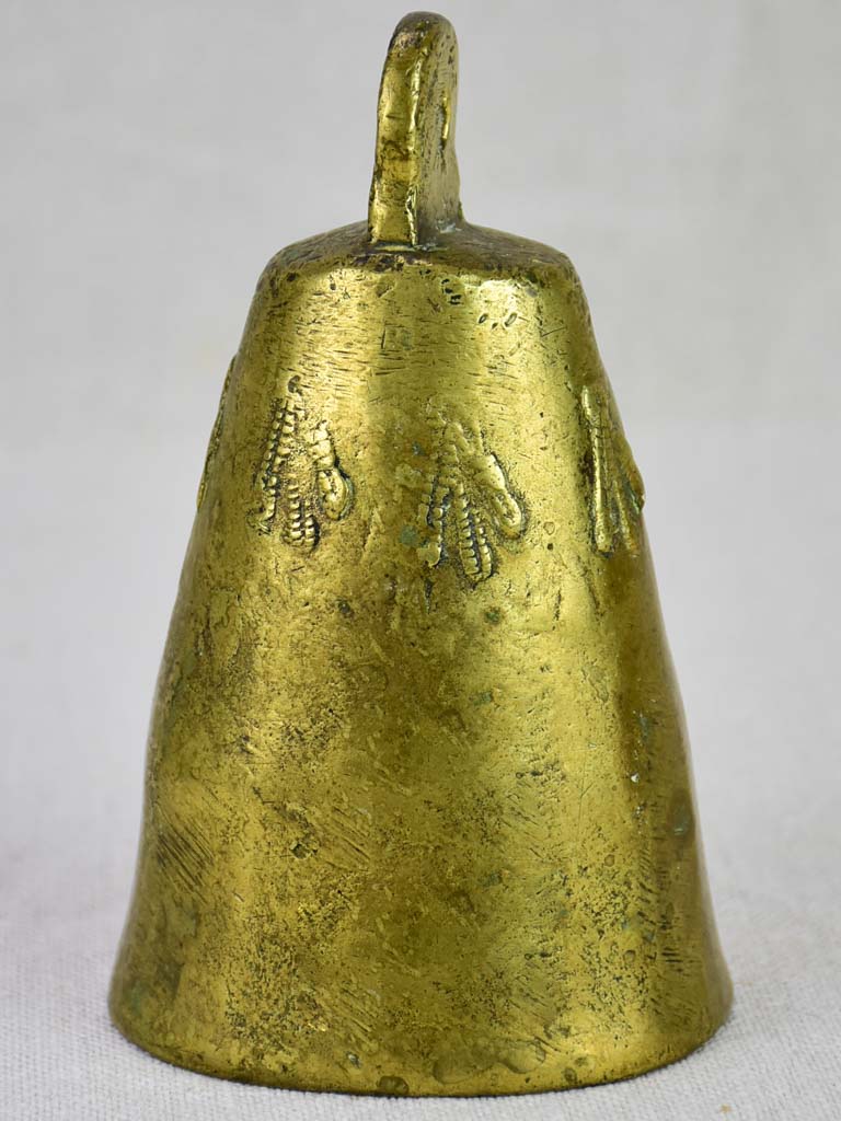 French Bronze Goat's Grazing Bell