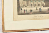19th century engraving - Paris stock exchange building 13½" x 16¼"