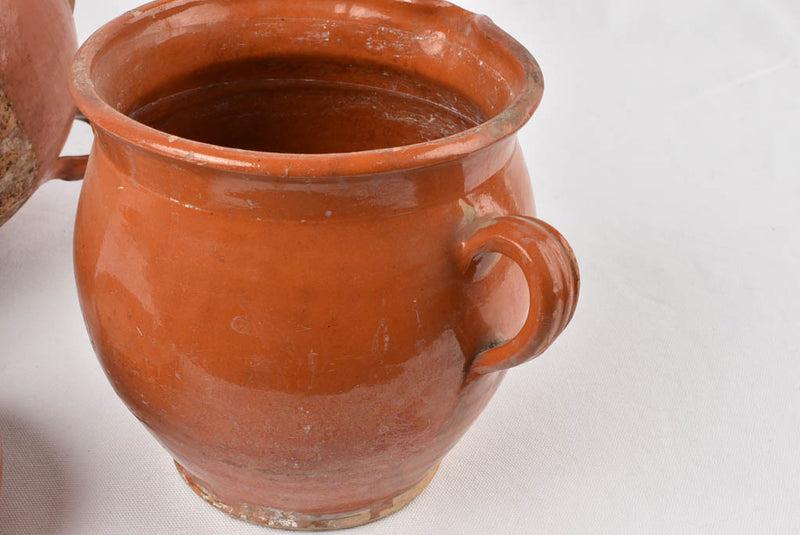 Vintage Brown Glazed Southern Ceramic Pots