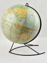 Vintage French world globe - 16¼"