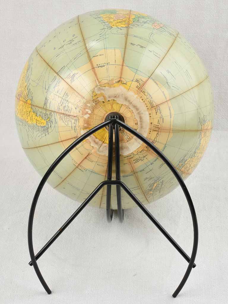 Vintage French world globe - 16¼"