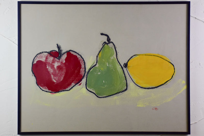 Pomme, poire, citron" by Caroline Beauzon 2 of 2 26½" x 20½""