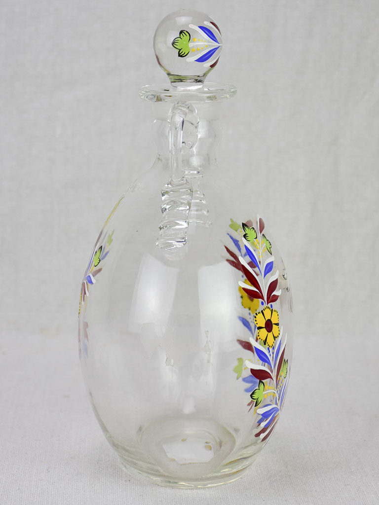 19th Century Drinking Glass with Stopper