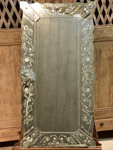 Large vintage Venetian style mirror