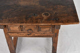 Primitive 17th century side table with drawer 36¼" x 26"