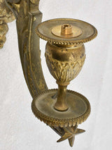 Ornate Louis XVI Bronze Light Fixture