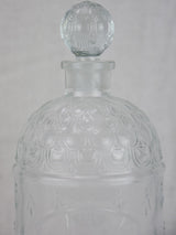 Antique Guerlain perfume bottle with bees and stopper 9"