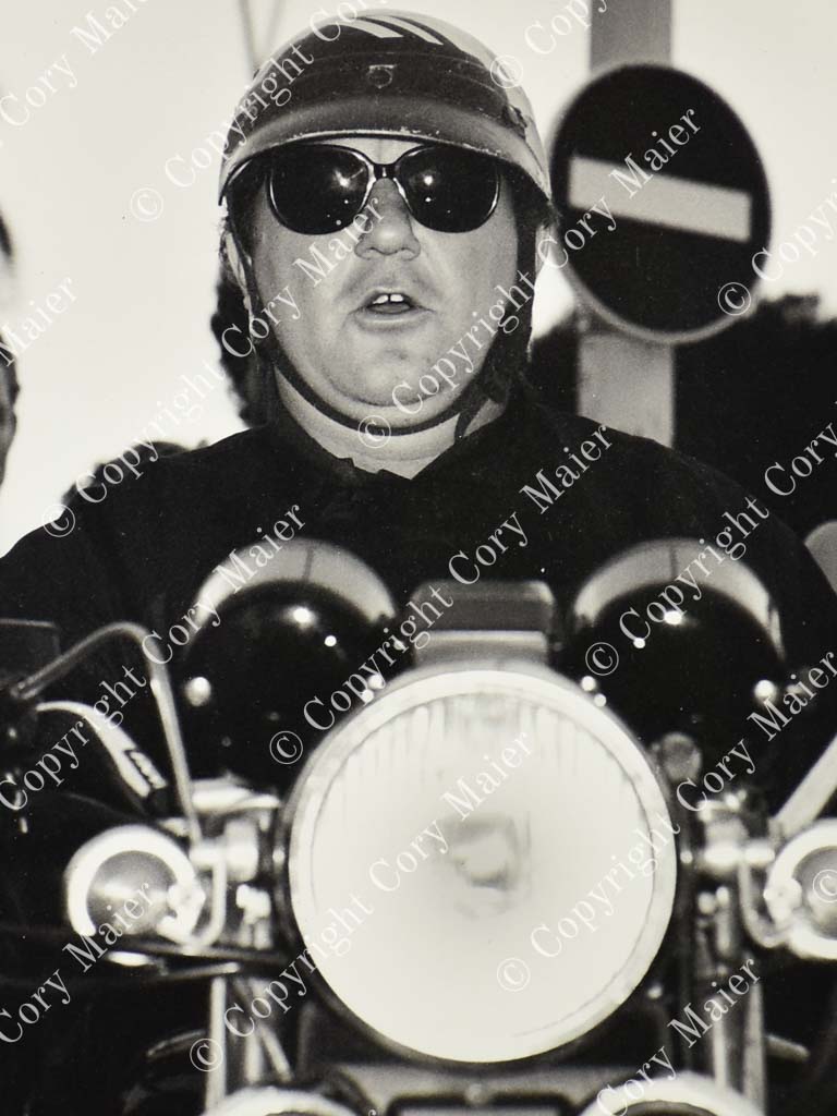 Vintage, limited-edition Coluche Cannes festival photograph