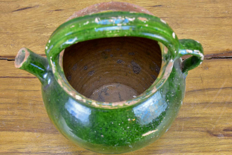 19th Century green water jug