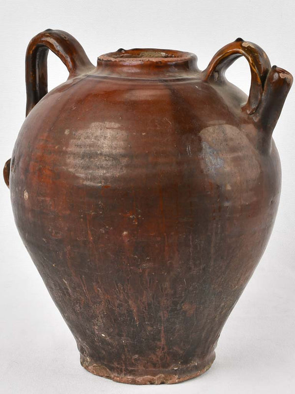 Antique Terracotta French Preserve Jar