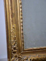 Antique French mirror with floral frame 28" x 41¼"