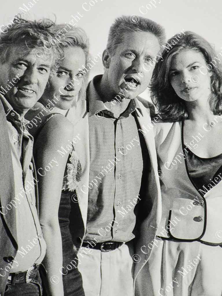 Paul Verhoeven, Sharon Stone, Michael Douglas, Jeanne Tripplehorn - Basic Instinct 1992