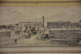 Early 19th Century engraving of Paris - Place de la Concorde 19" x 11¾"