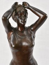 Aesthetic 1930s bronze statue
