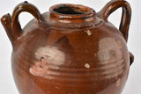 Traditional French Glazed Terracotta Pot