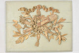 Salvaged Louis XVI gilt wood wall panel 24" x 31"