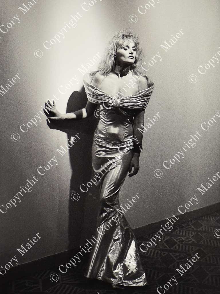Vintage, Multitalented Arielle Dombasle Cannes photograph
