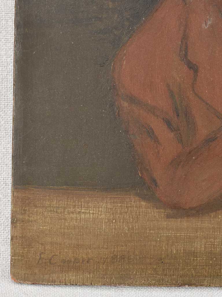 Small portait of a man - 19th century 11" x 8¾"
