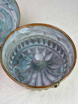 Collection of five late 18th / early 19th century copper cake molds