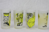 Collectible Old American State Drinking Glasses