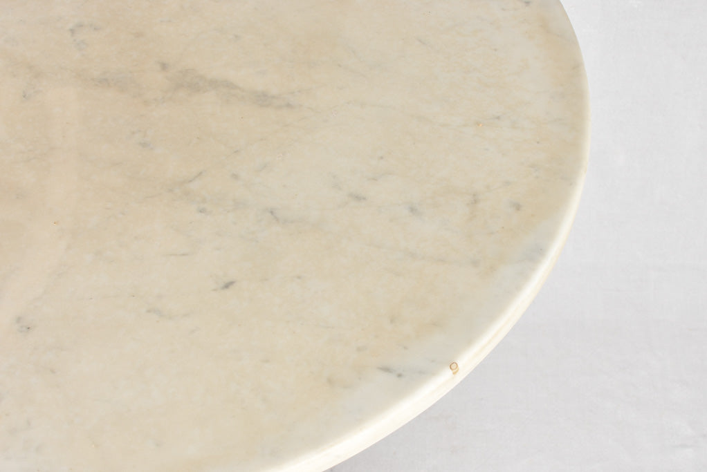 Art Deco bistro table with marble top