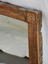 Small 18th-century gilt wood mirror 15" x 20½"