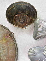 Collection of three 18th and 19th century French copper molds - fish