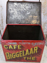 Antique Dutch coffee and tea box