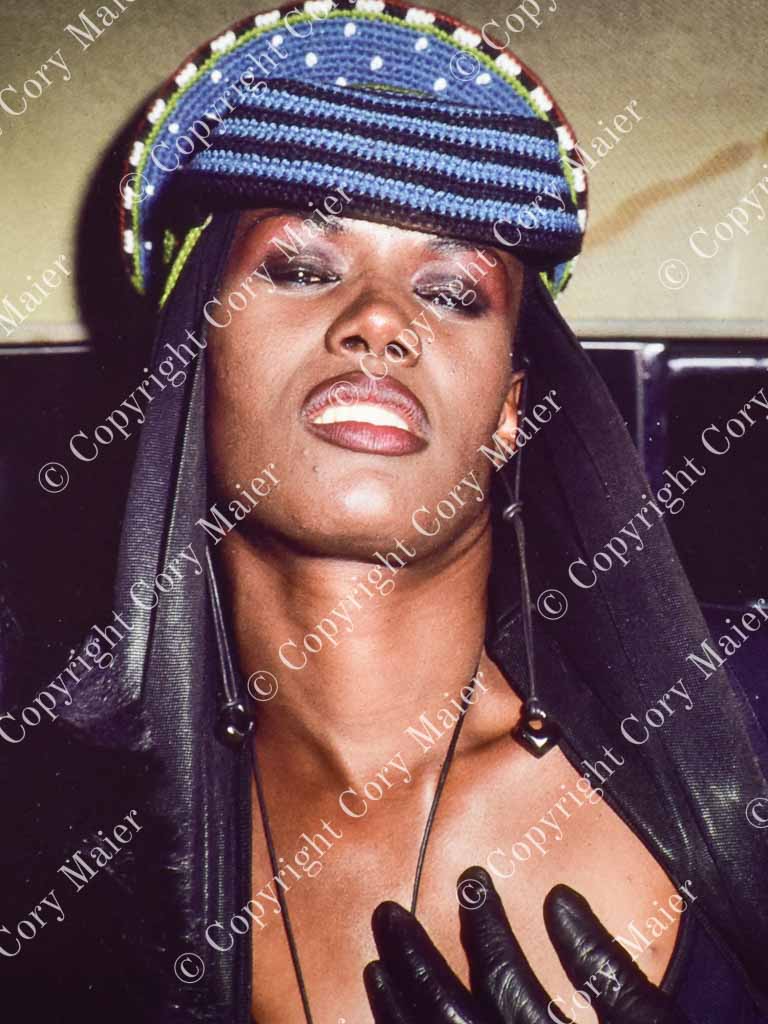 Vintage Framed Cannes Festival Grace Jones Photograph
