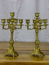 Pair of early 20th Century Belgian candlesticks