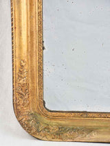 Gold Louis Philippe mirror w/ rounded frame