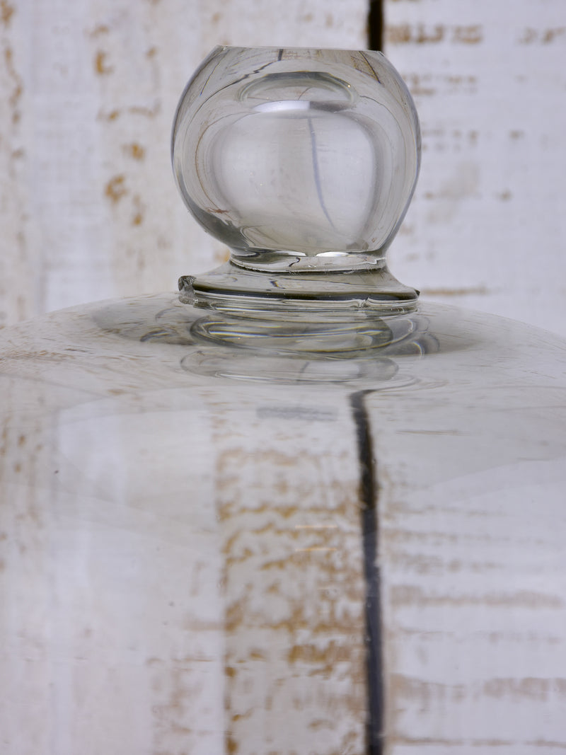 Late 19th century glass globe cloche