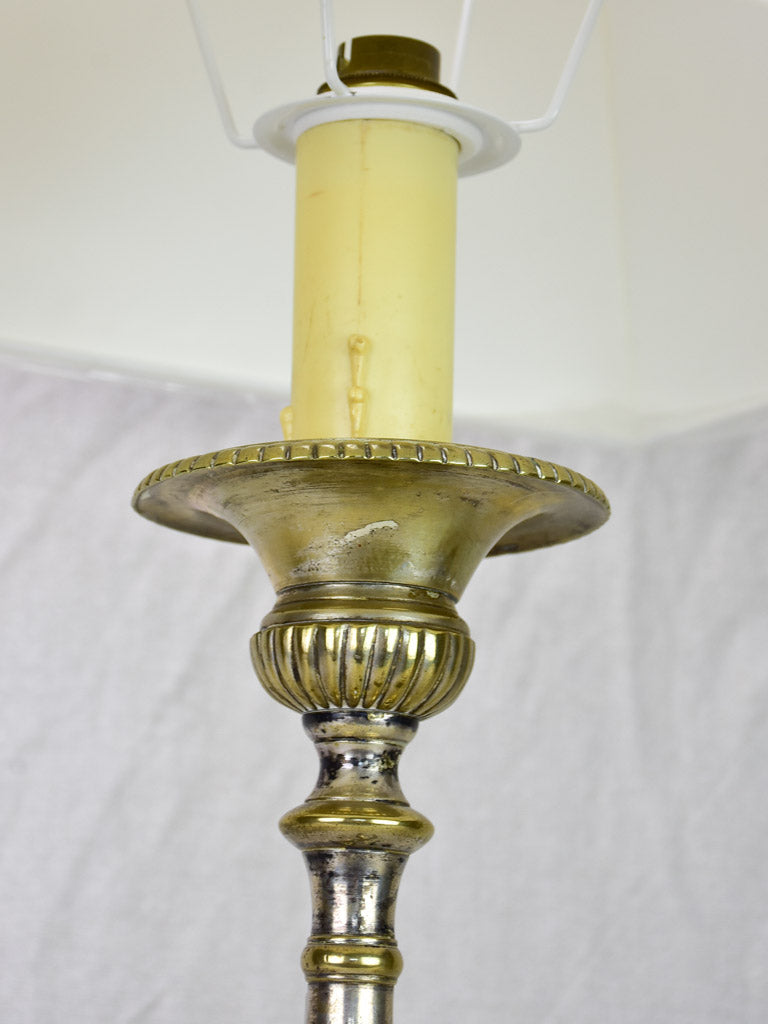 Vintage French Lamp with New Shade