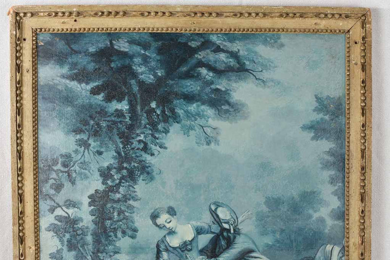 18th century Romantic Louis XVI painting 37¾" x 28¾"